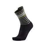 Sidas Run Anatomic Light Crew Socks - Black/Dark Grey