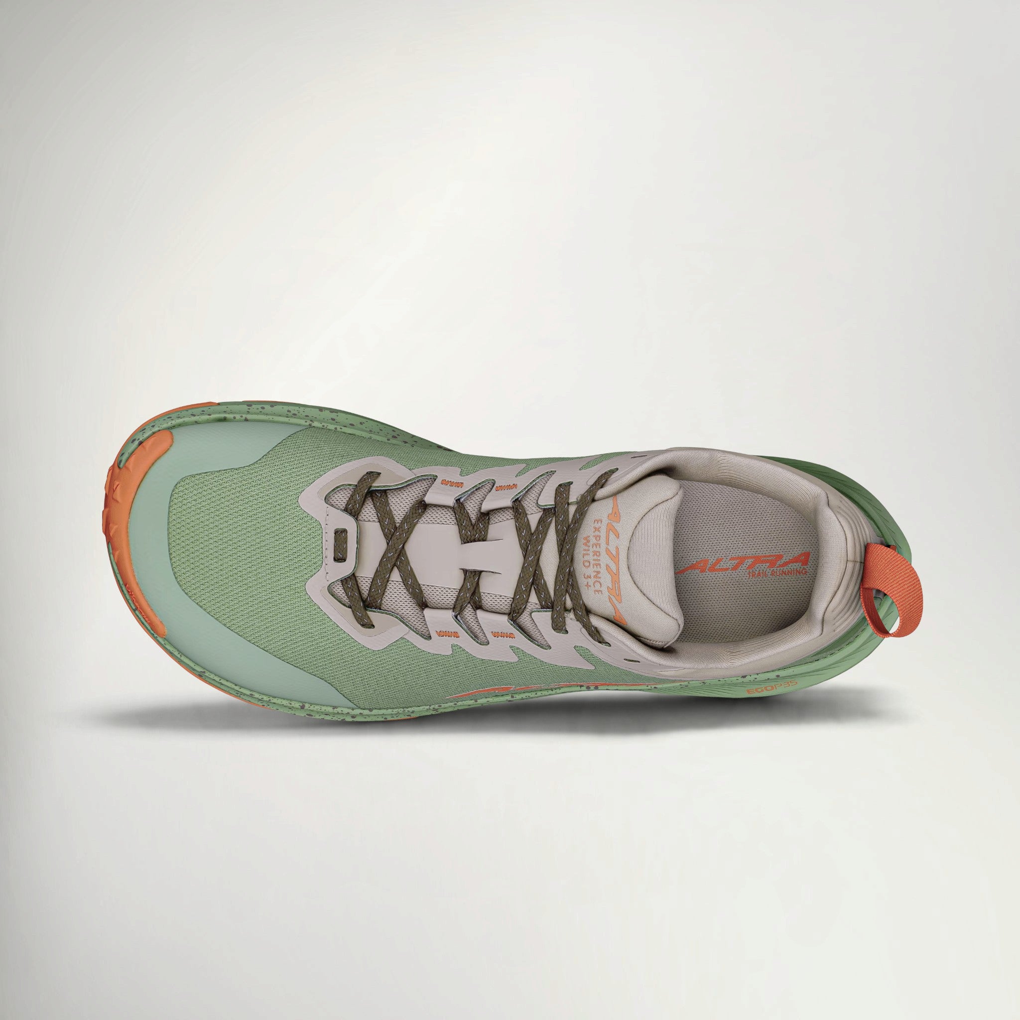 Altra Experience Wild 3+ Men's in Taupe, top-down view