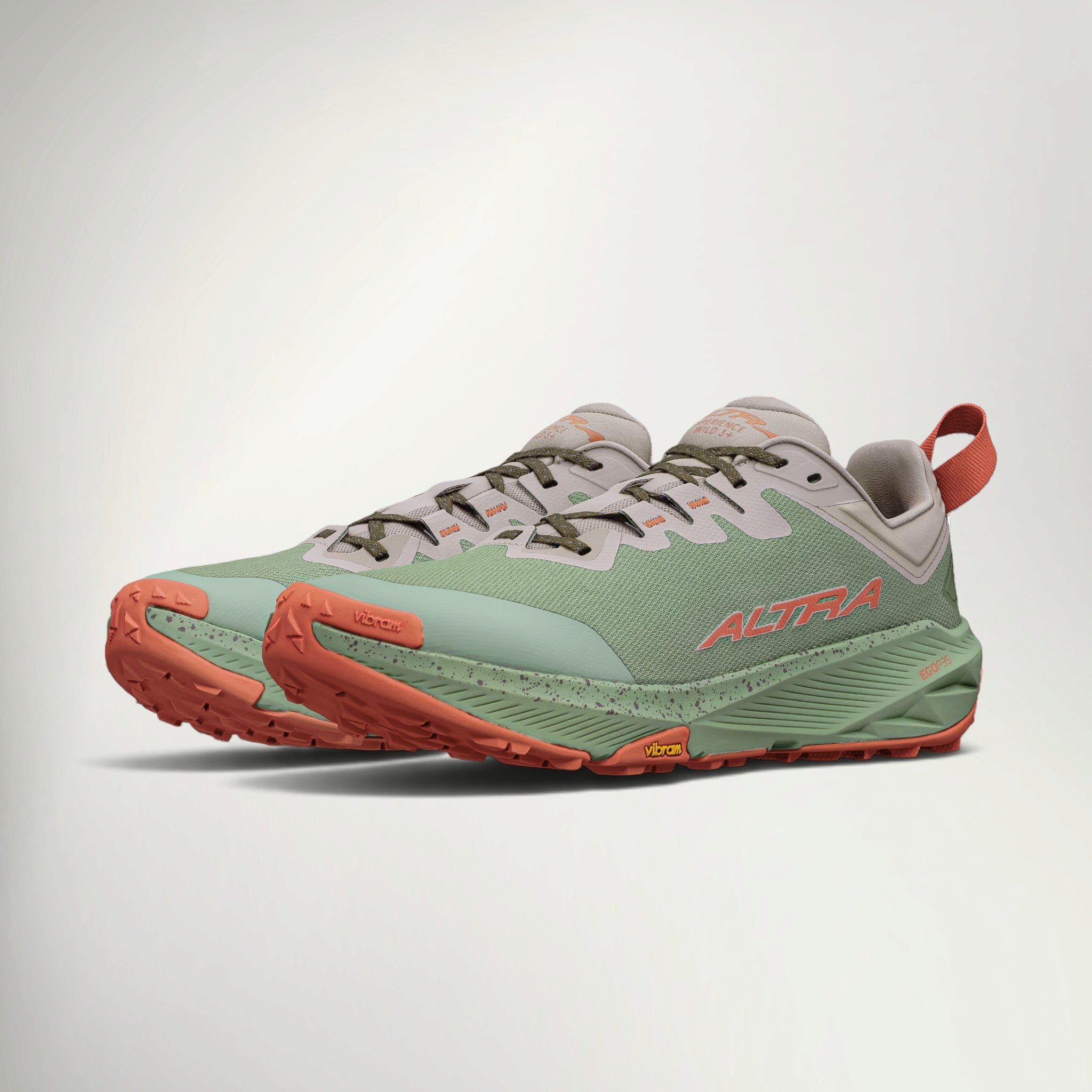 Altra Experience Wild 3+ Men's in Taupe, three-quarter view