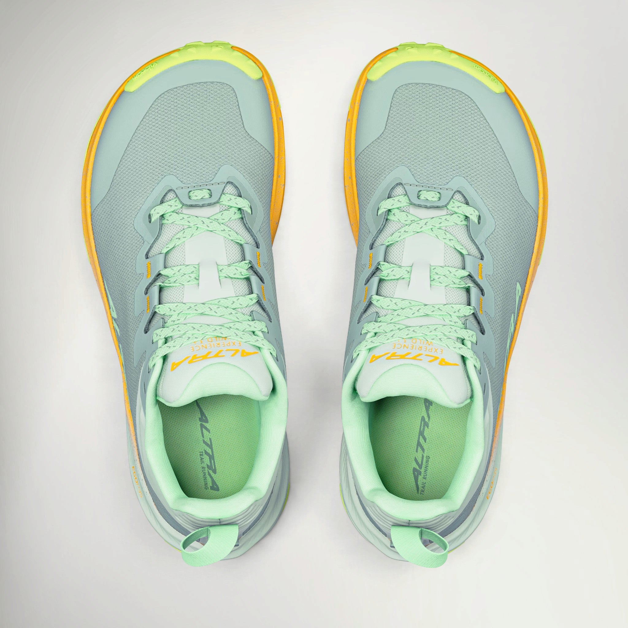 Altra Experience Wild 3+ Women's in Grey, top view of the pair