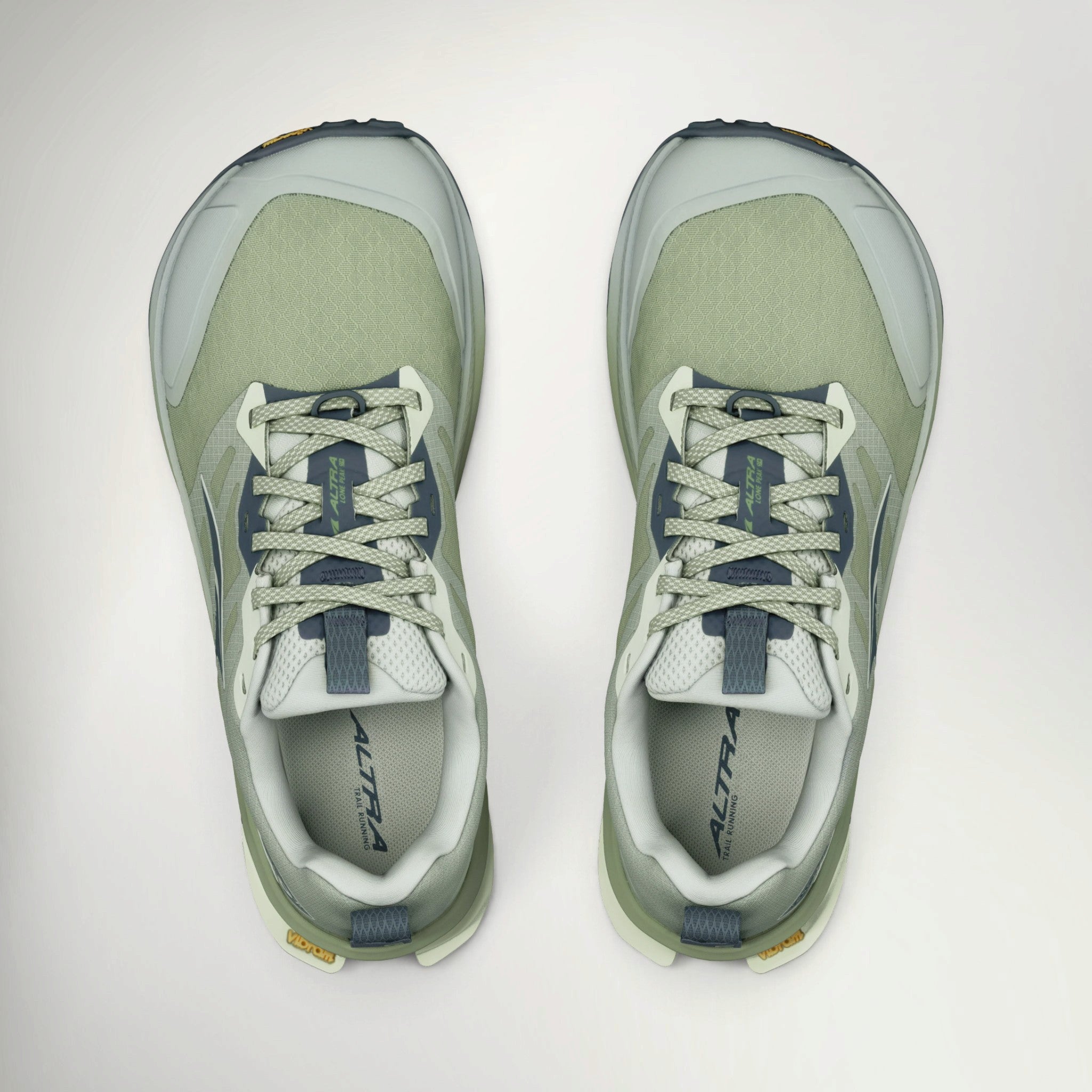 Altra Lone Peak 9+ Women's in Glacier, top view of the pair