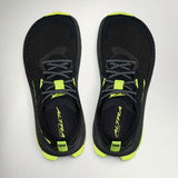 Altra Olympus 275 Women's in Black/Lime, top view of the pair