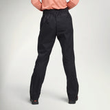 Black Diamond Fineline Stretch Pant Women's in Black worn by a hiker, back view