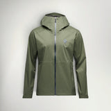 Black Diamond FinelineStretch Shell Men's in Tundra green, front view