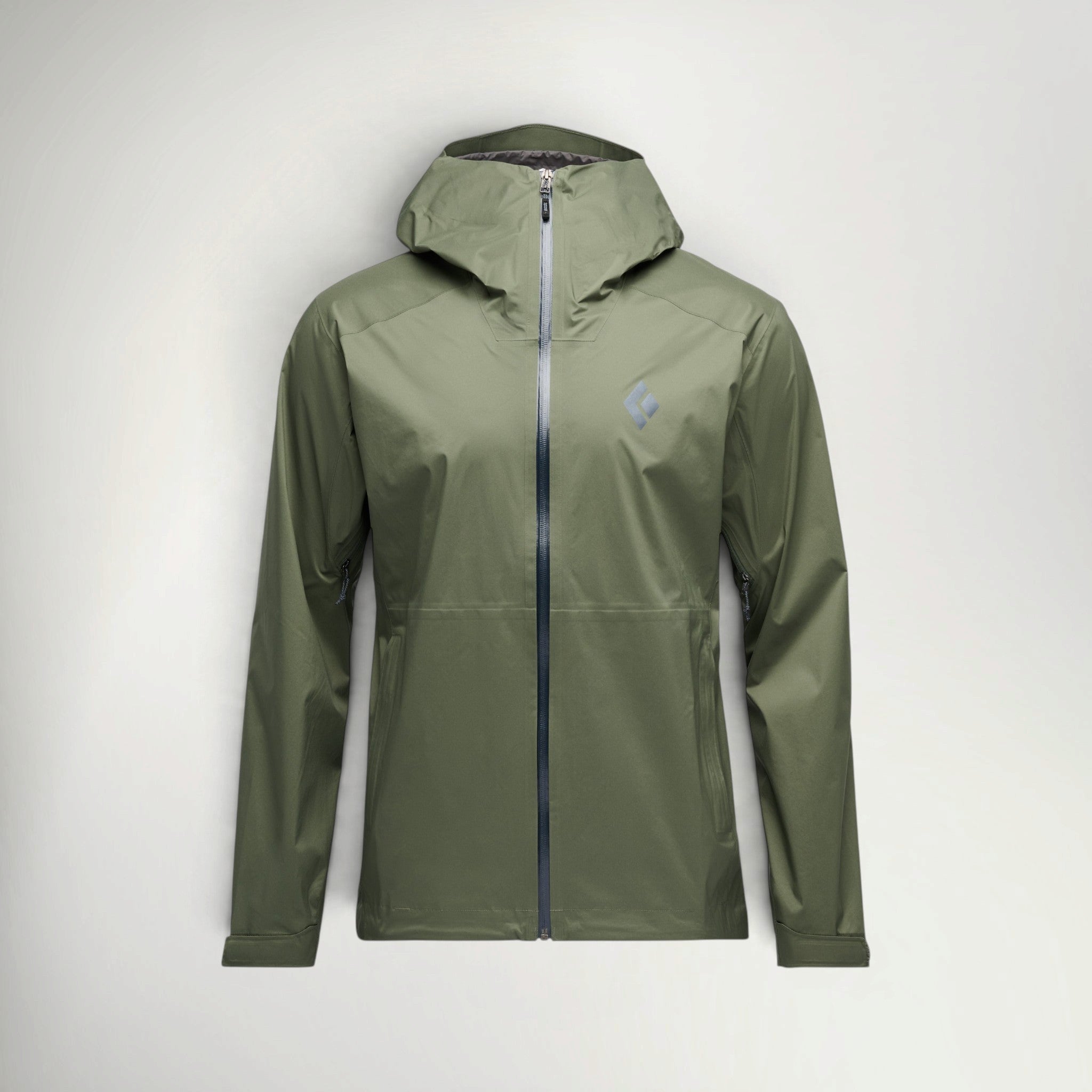 Black Diamond FinelineStretch Shell Men's in Tundra green, front view