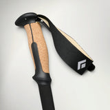 Black Diamond Trail Vista FLZ poles, cork grip and wrist strap