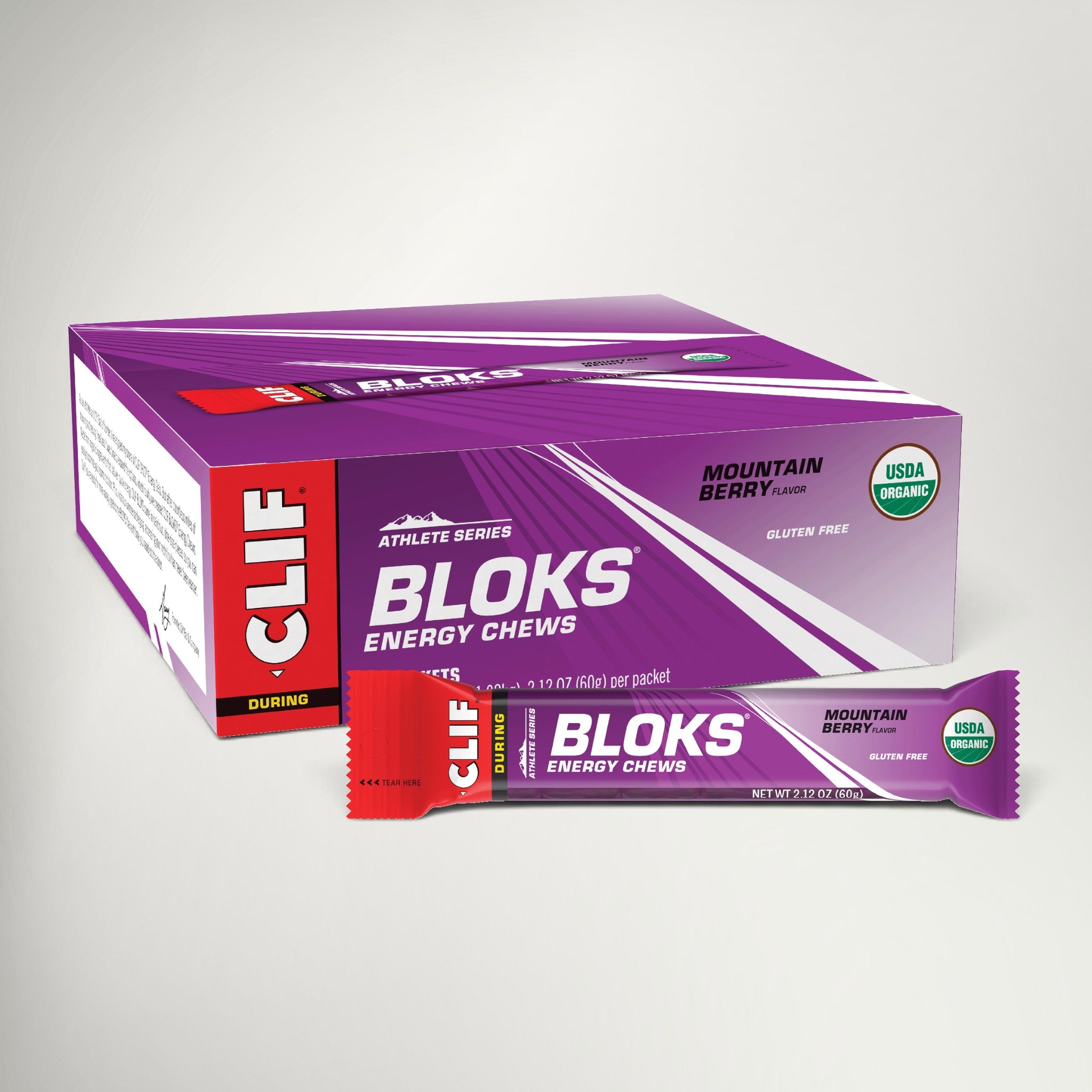 CLIF BLOKS Energy Chews - Mountain Berry