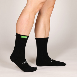 Creepers Merino Toe Socks - Boot Black