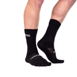 Creepers Merino Toe Socks - Crew Black