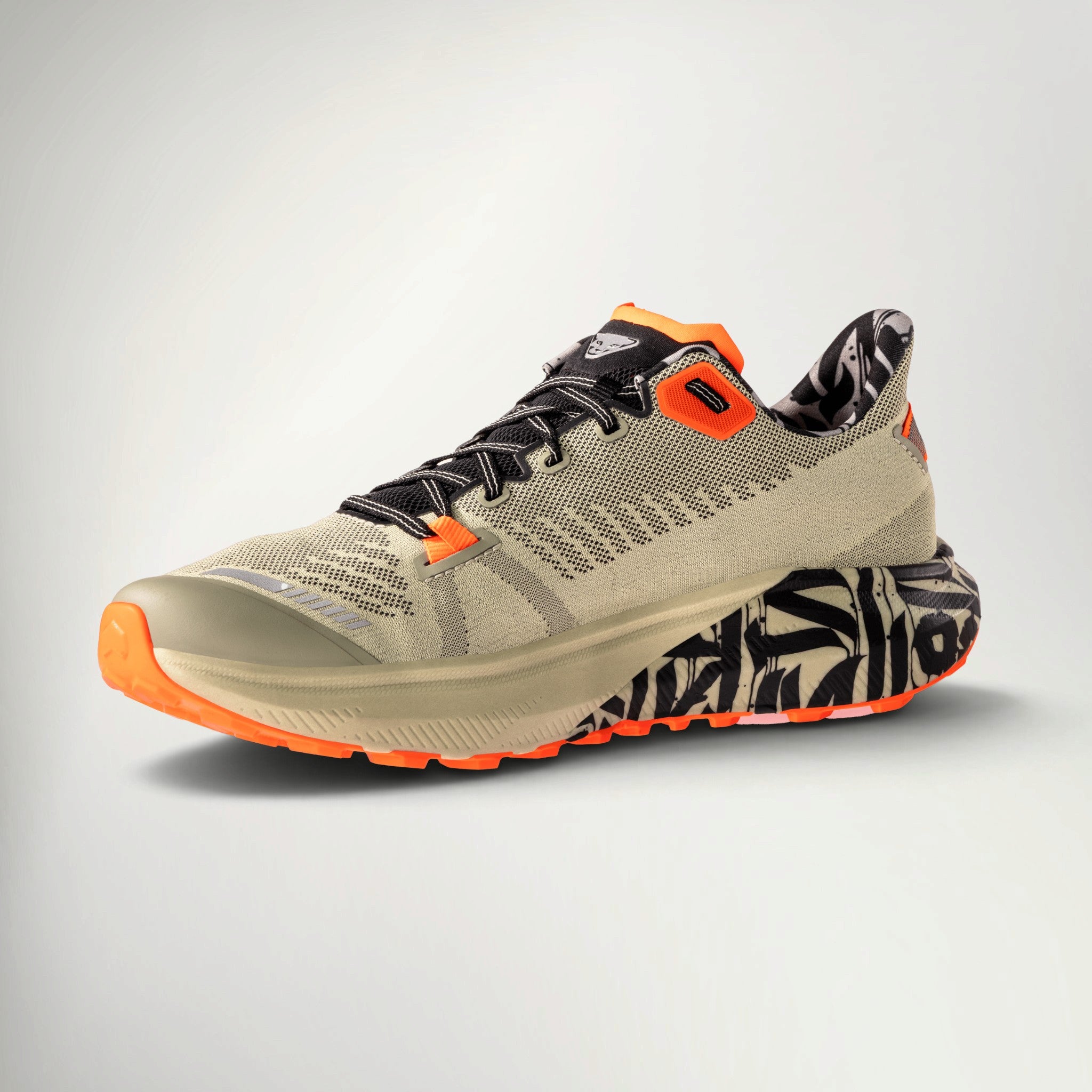 Dynafit Trail Graphic Running Shoe Men's in Overcast/Black, inner side view