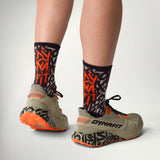 Dynafit Trail Graphic Running Shoe Men's worn on foot, side view