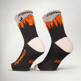 Dynafit Traverse Mid Socks - Black/Orange
