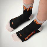 Dynafit Traverse Mid Socks - Black/Orange