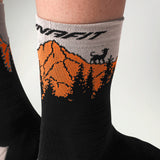 Dynafit Traverse Mid Socks - Black/Orange