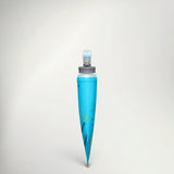 HydraPak Softflask 250ml in Malibu Blue, side view