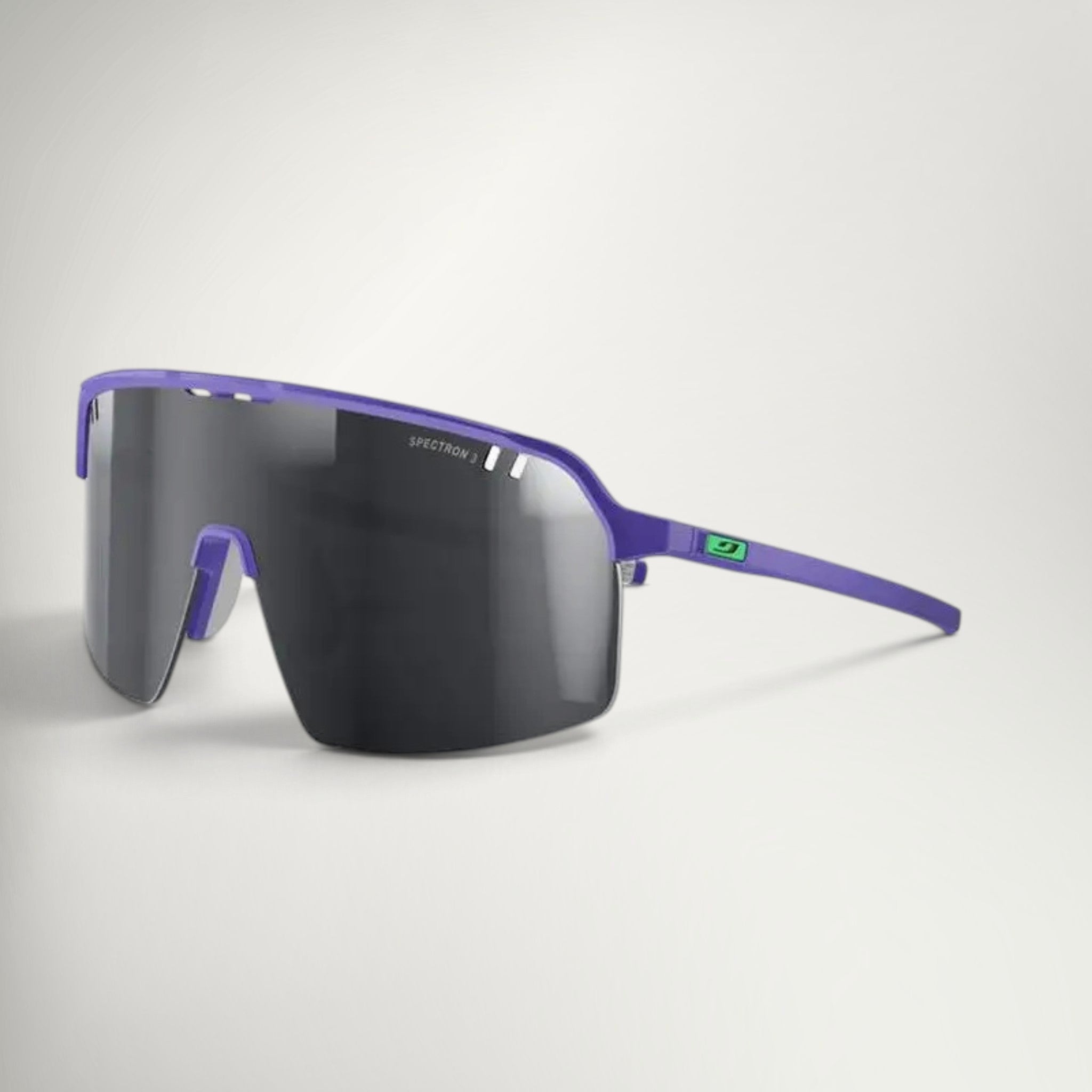 Julbo Intensity Spectron 3+ in Purple/Grey, front three-quarter view