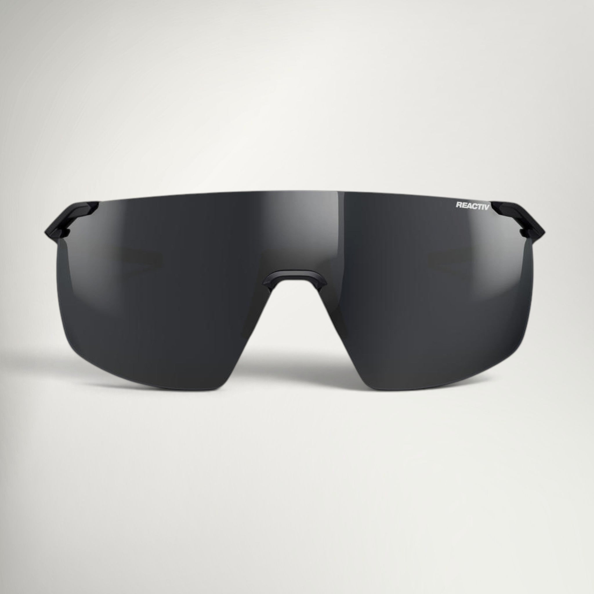 Julbo Faster L Reactiv Performance 0-3 in Matt Black, front view