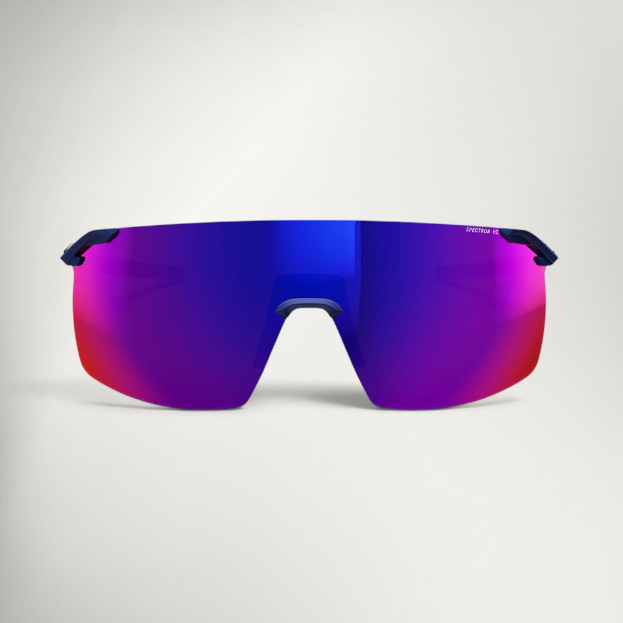 Julbo Faster M Spectron 3HD in Matt Dark Blue/Gold, front view