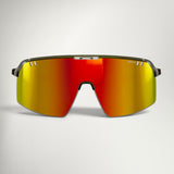 Julbo Intensity REACTIV 1-3 LAF in Shiny Translucent Army Green/Matt Beige, front view