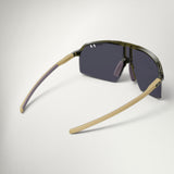 Julbo Intensity REACTIV 1-3 LAF in Shiny Translucent Army Green/Matt Beige, rear three-quarter view