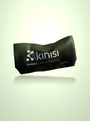 JUNK Big Bang Lite Kinisi Running Headband - Black/Green