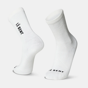 Le Bent Zero Cushion 3/4 Crew - White
