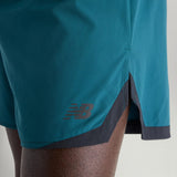 New Balance RC Essential Short 5" men's running short in Medusa Green