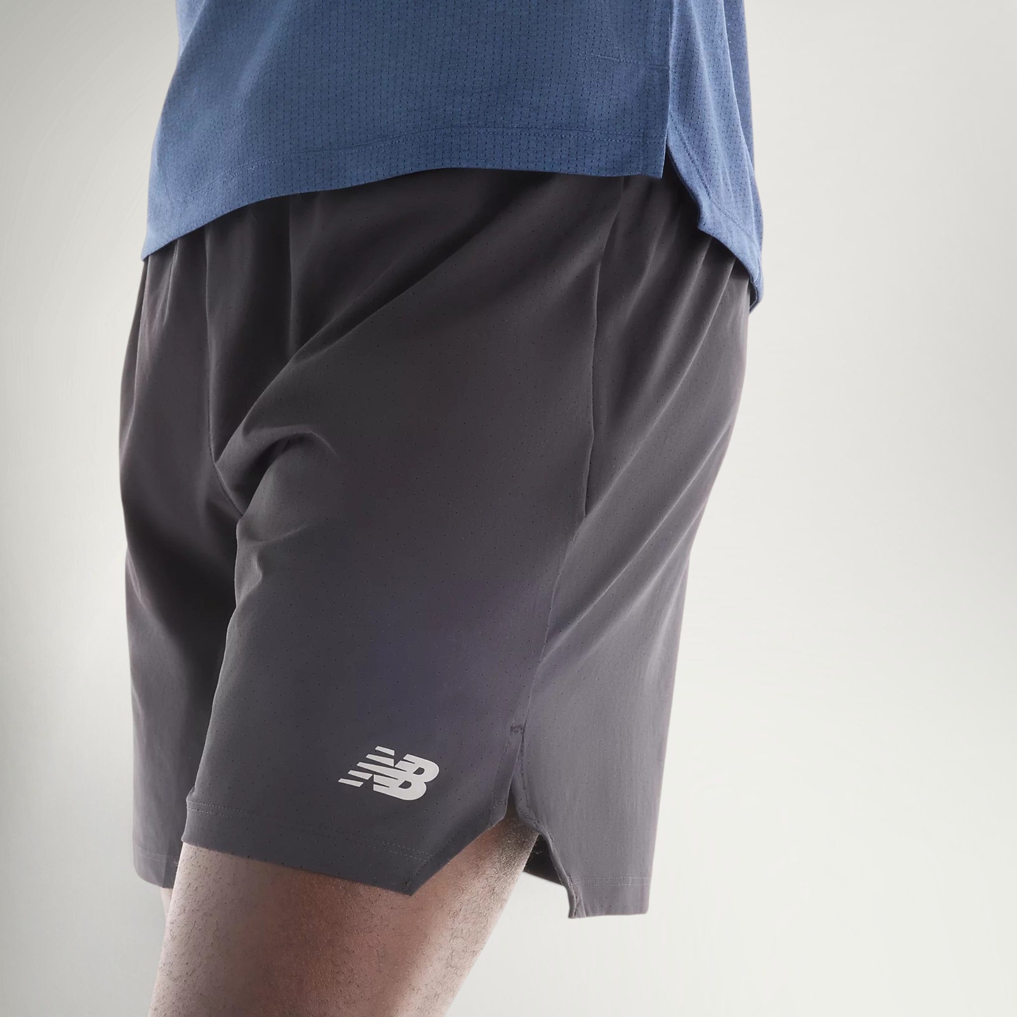 New Balance RC Short 7" men's running short in Black