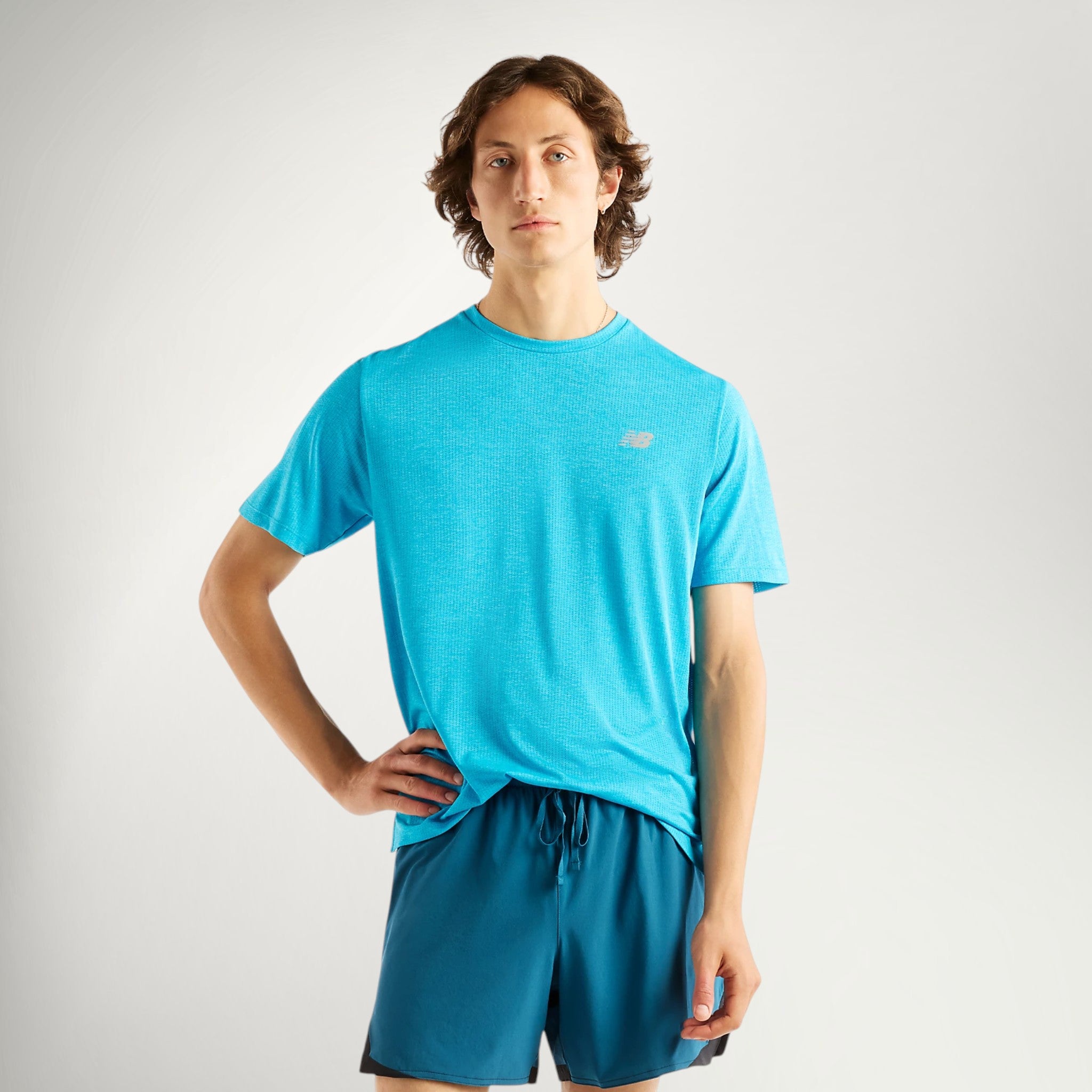 New Balance Athletics T-Shirt men's running tee in Altitude