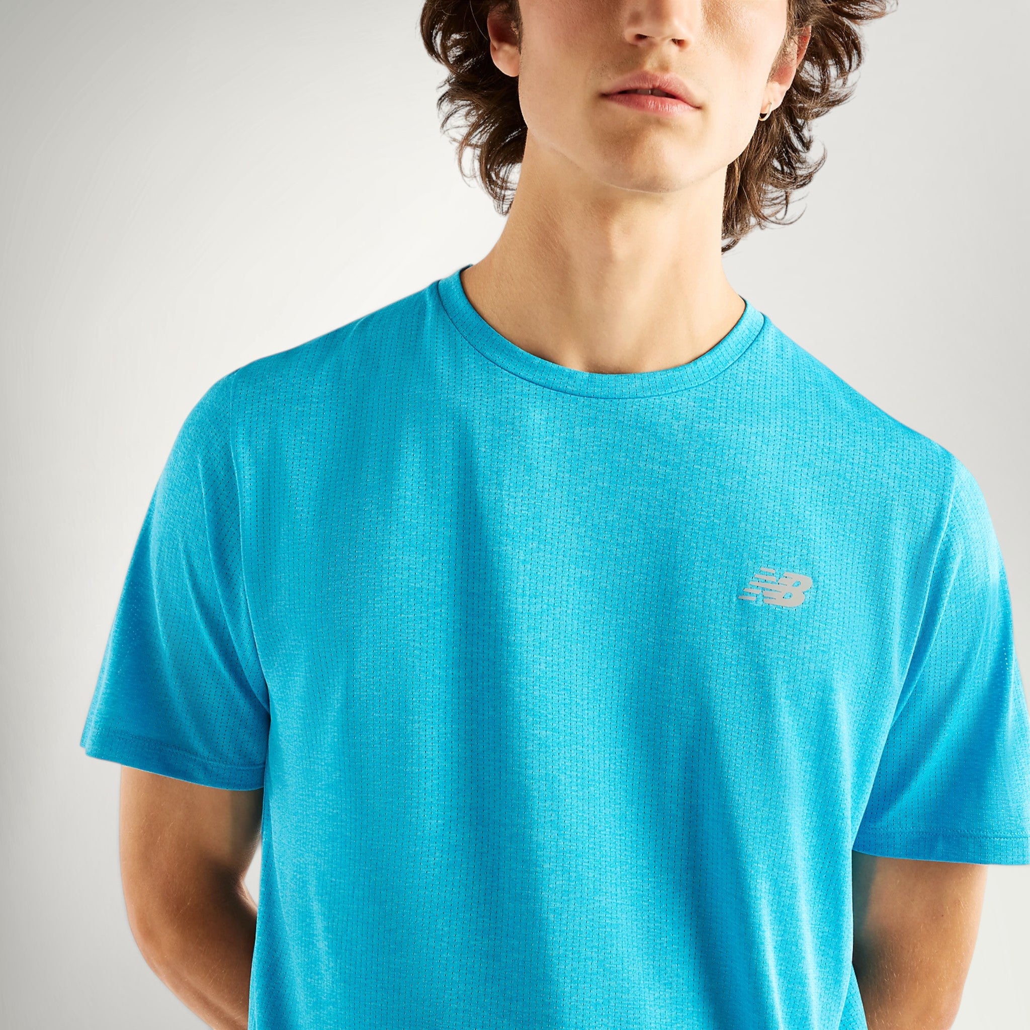 New Balance Athletics T-Shirt men's running tee in Altitude