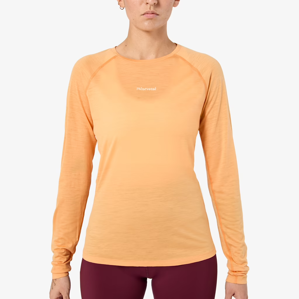 NNormal Merino Long Sleeve T-Shirt Women's - Orange