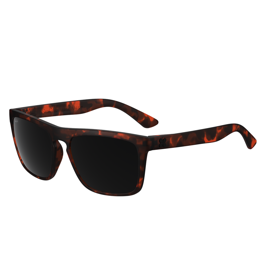 SunGod Renegades - Matte Tortoise Frame w/ Smoke