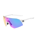 SunGod Ultras - Matte White w/ IRIS HV Blue Lens