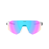 SunGod Ultras - Matte White w/ IRIS HV Blue Lens
