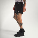 The North Face Men's Sunriser Short 5" running short in TNF Black