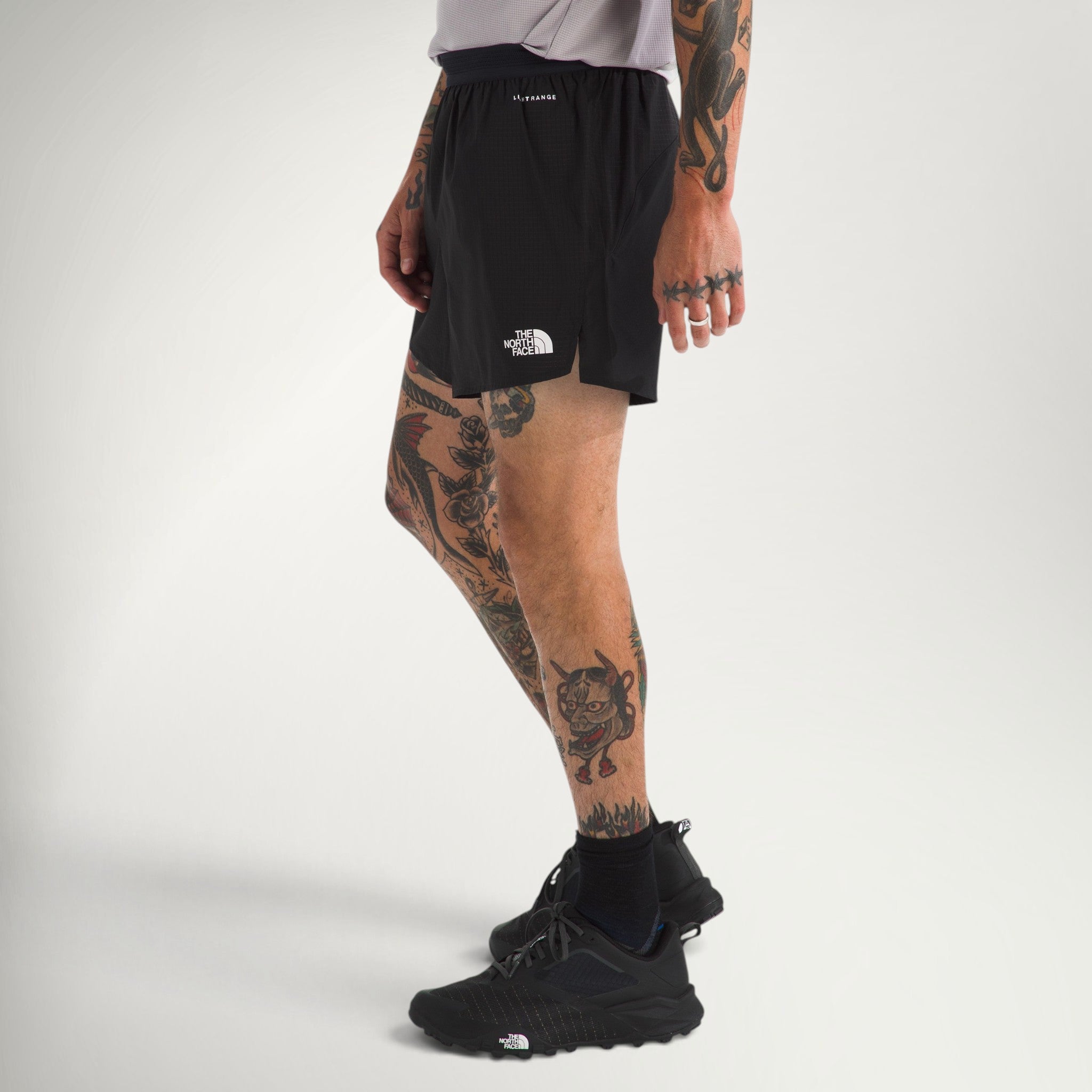The North Face Men's Sunriser Short 5" running short in TNF Black