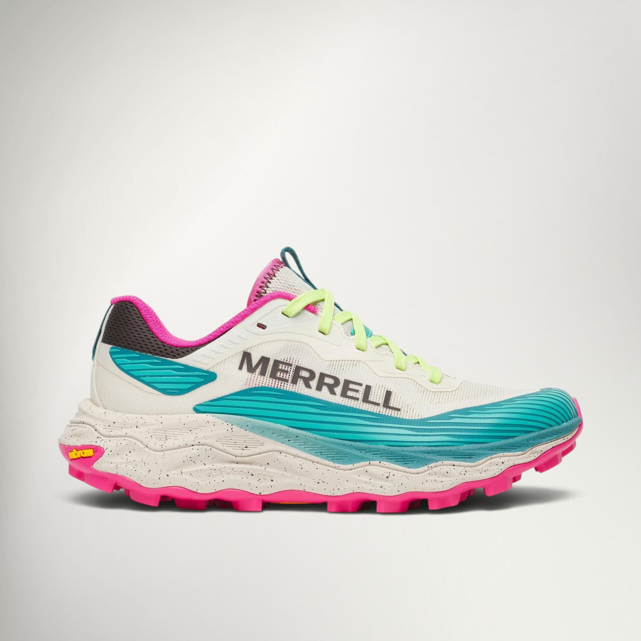 Merrell Agility Peak 6 women's trail running shoe in the 45th Anniversary colourway