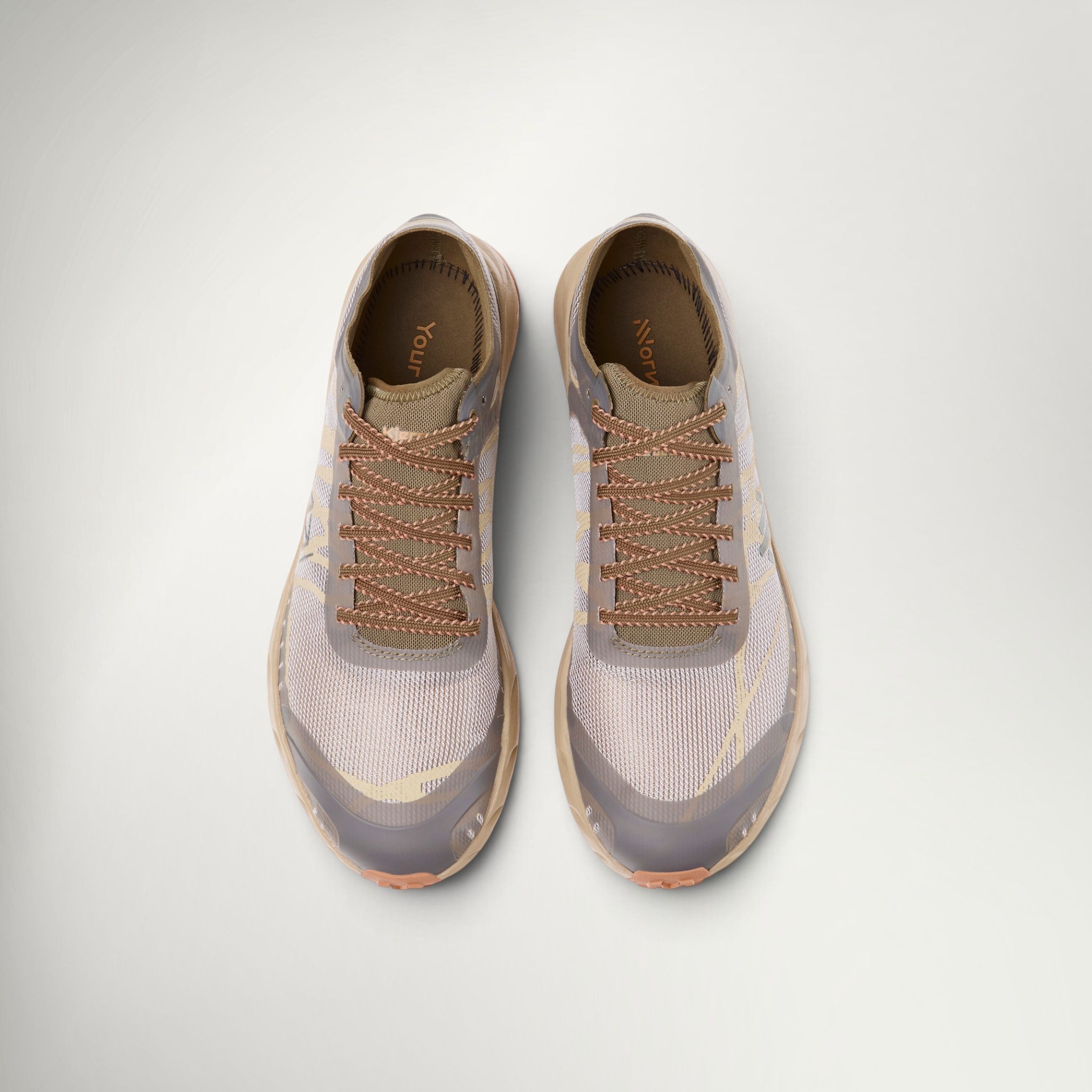 NNormal Kjerag Brut trail running shoe in Brown/Orange